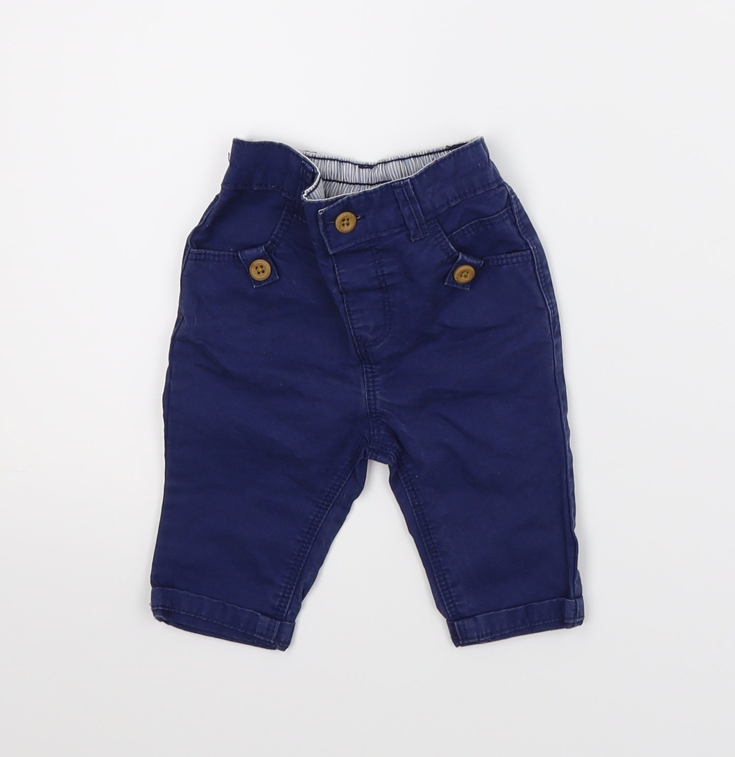 TU Boys Blue   Capri Trousers Size 0-3 Months