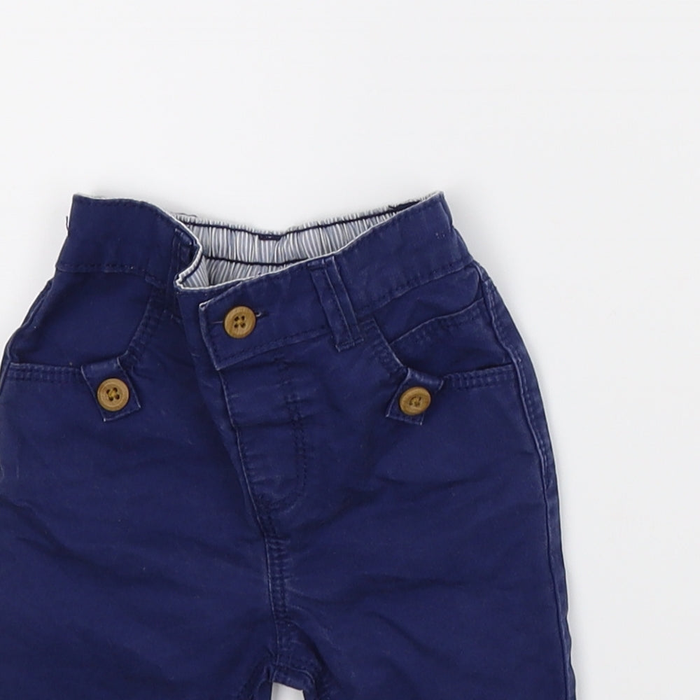 TU Boys Blue   Capri Trousers Size 0-3 Months