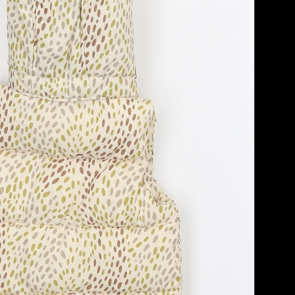 H&M Girls Beige   Gilet Jacket Size 3-6 Months