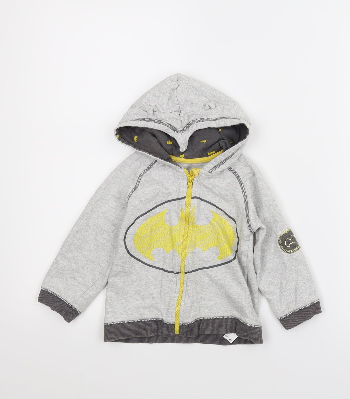 George Boys Grey   Full Zip Jumper Size 18-24 Months