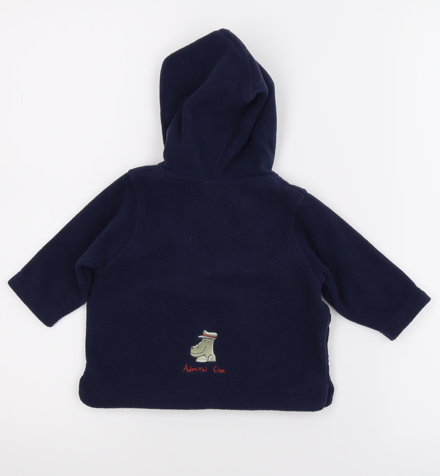 Boots Boys Blue  Fleece Basic Coat Coat Size 3-6 Months