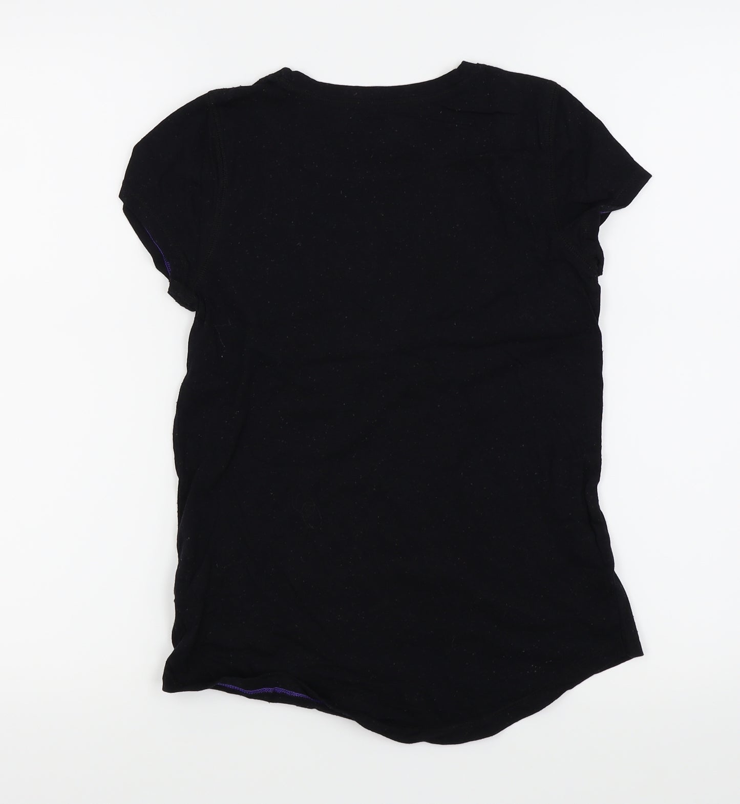 Preworn Womens Black   Basic T-Shirt Size 10