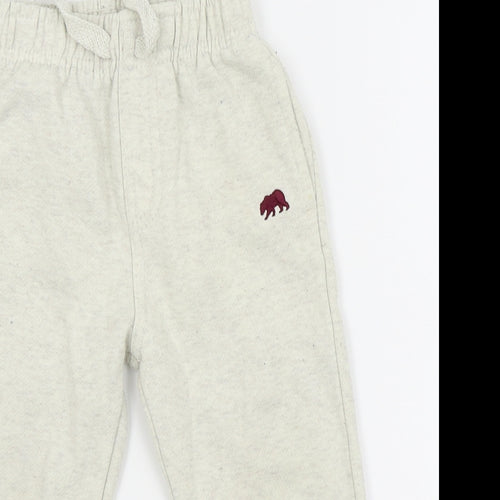 Rebel Boys White   Jogger Trousers Size 18-24 Months