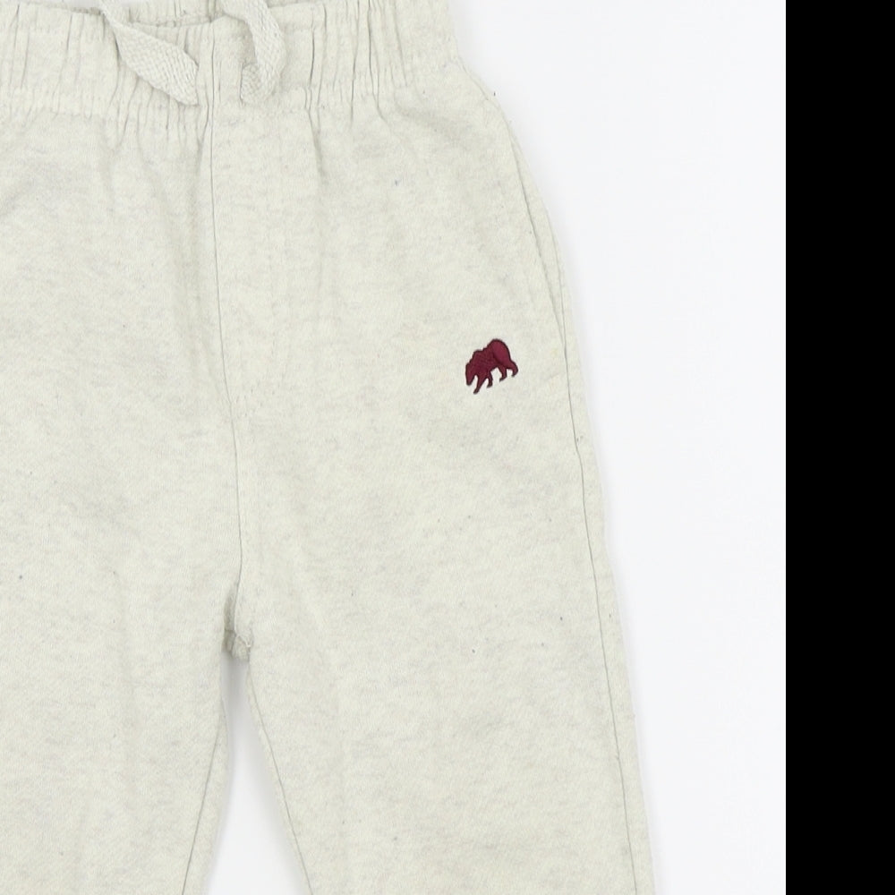 Rebel Boys White   Jogger Trousers Size 18-24 Months
