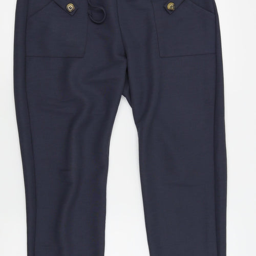 F&F Womens Blue   Jogger Trousers Size 10 L26 in