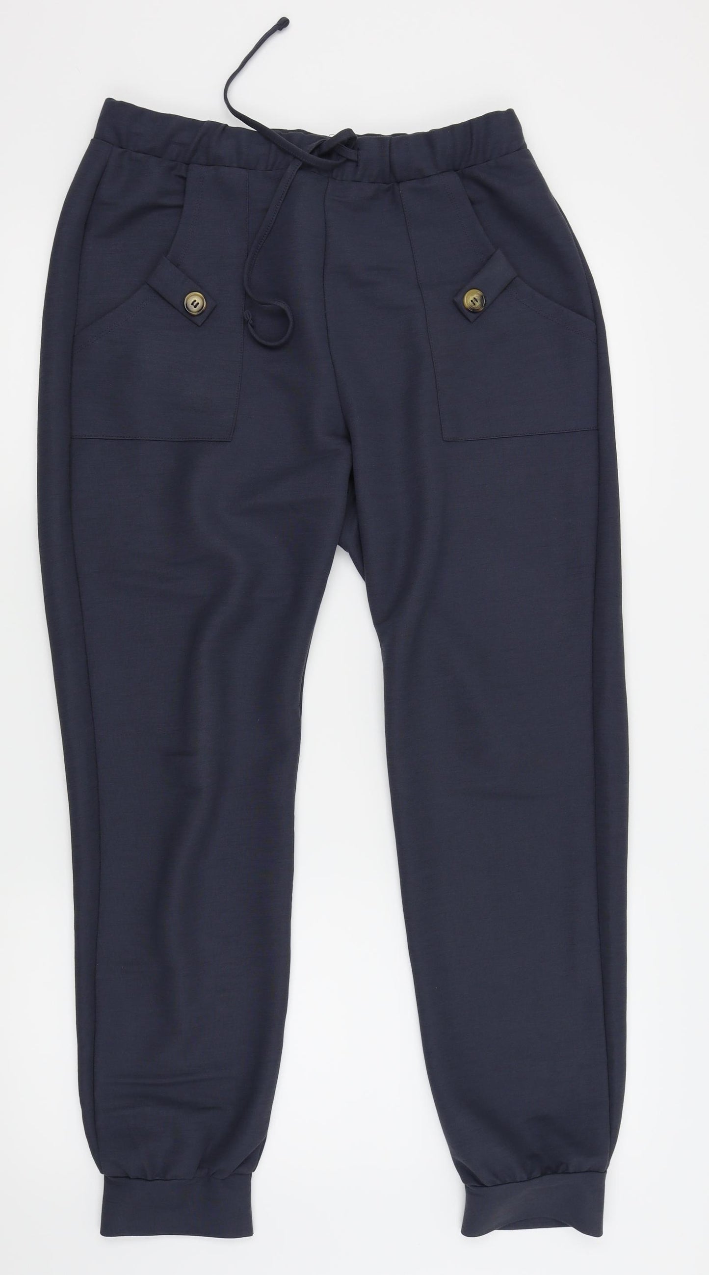 F&F Womens Blue   Jogger Trousers Size 10 L26 in