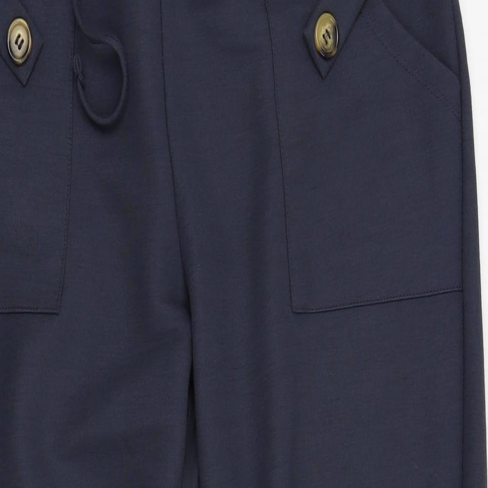 F&F Womens Blue   Jogger Trousers Size 10 L26 in