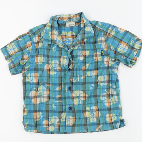 Cherokee Boys Blue Check  Basic Casual Size 18-24 Months