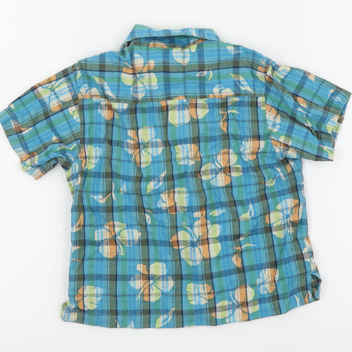 Cherokee Boys Blue Check  Basic Casual Size 18-24 Months