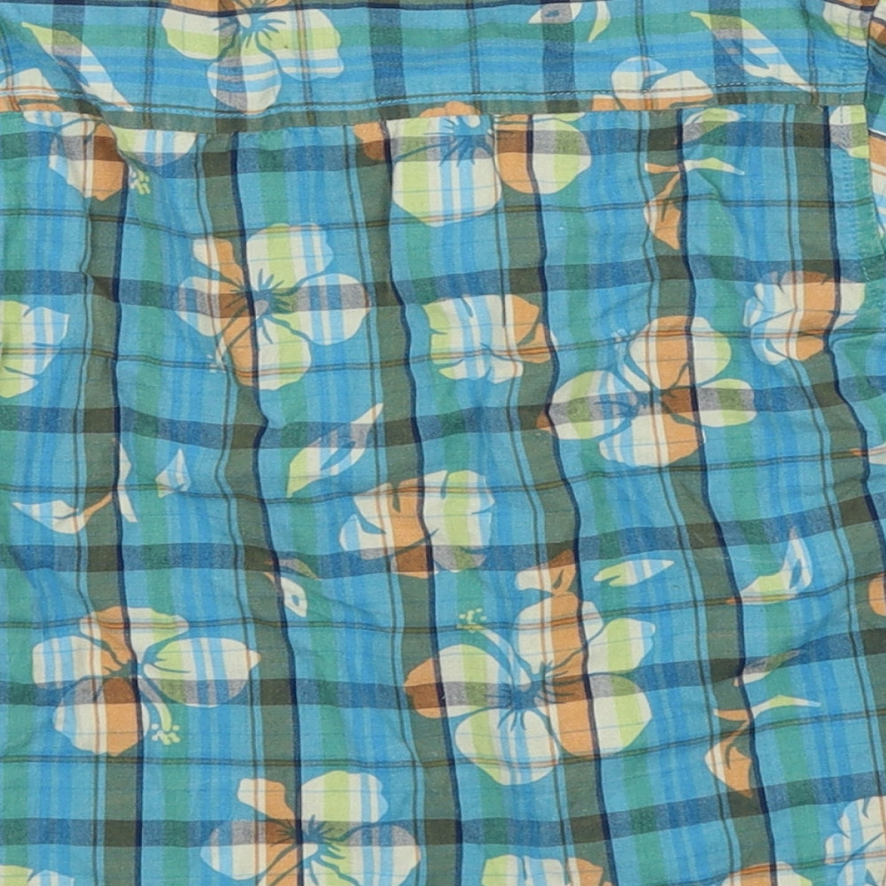 Cherokee Boys Blue Check  Basic Casual Size 18-24 Months