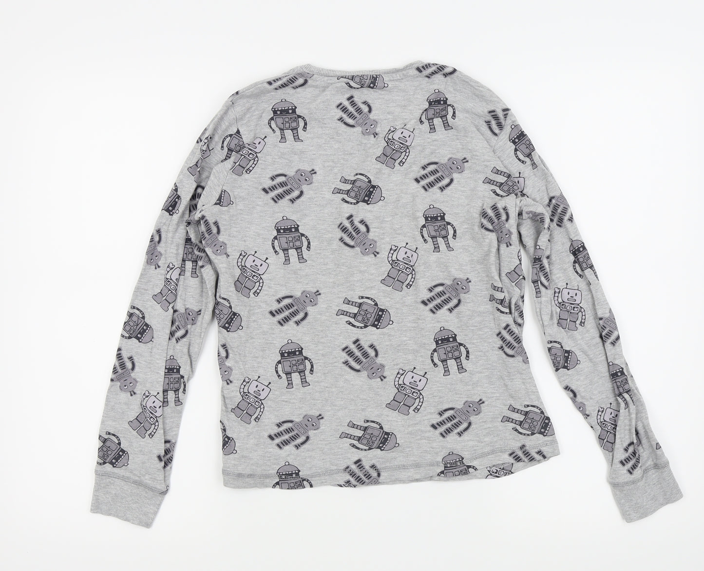 Lily & Dan Boys Grey   Basic T-Shirt Size 11-12 Years