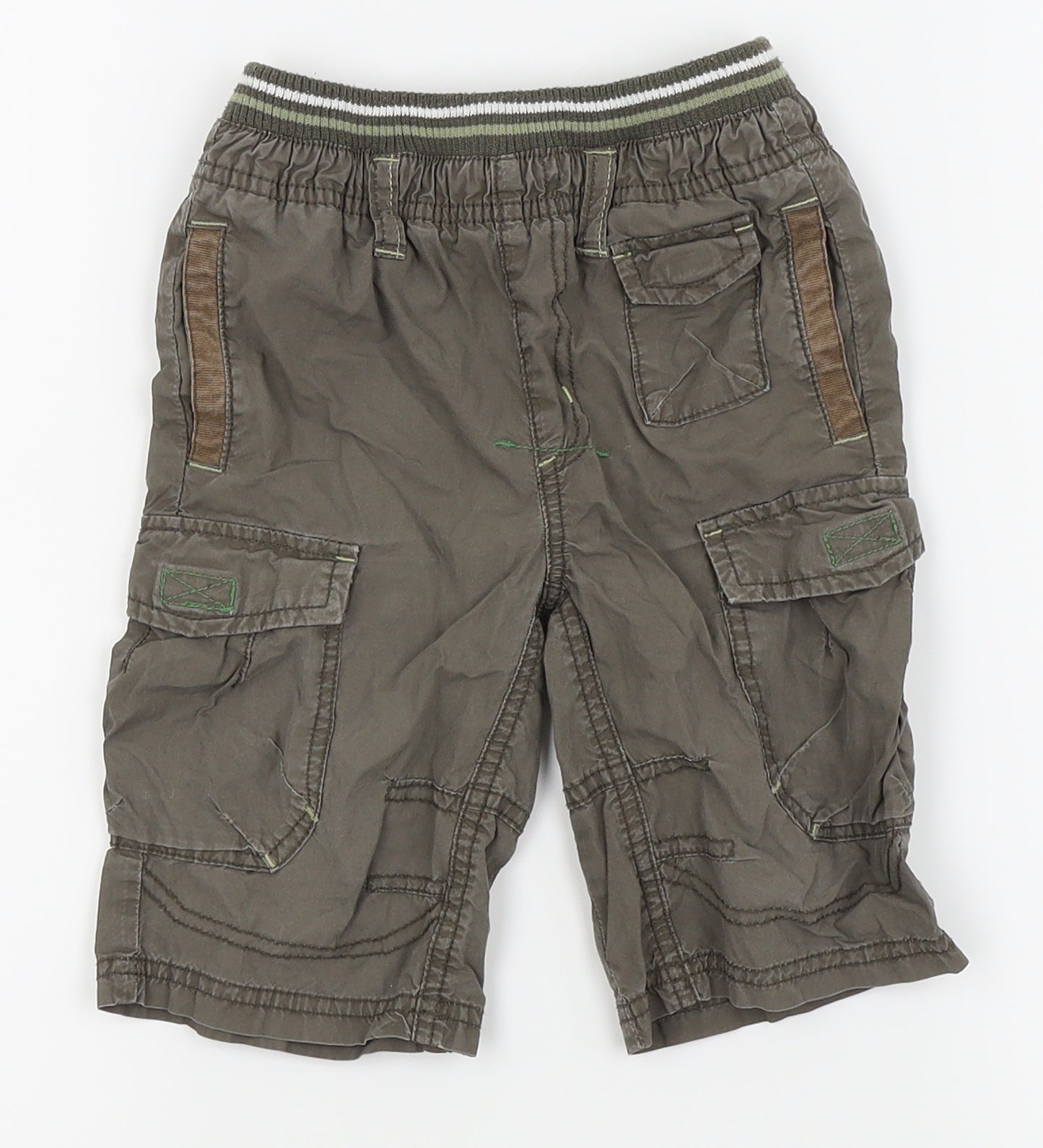 NEXT Boys Beige   Cargo Trousers Size 18-24 Months  - Shorts