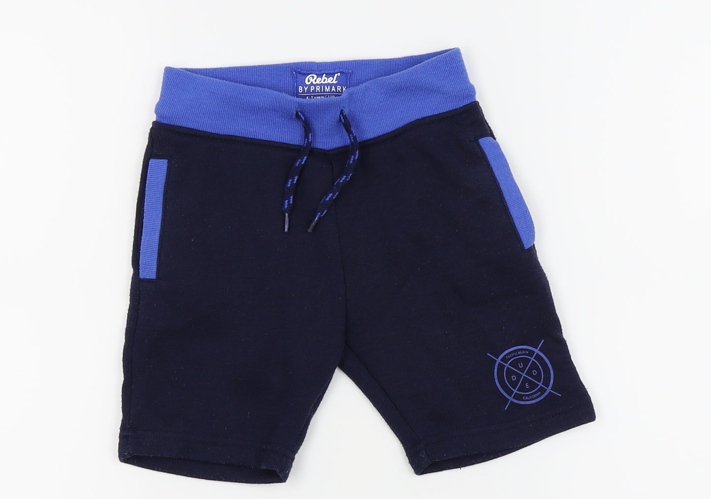 Primark Boys Black   Sweat Shorts Size 4-5 Years