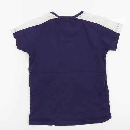 Undeniable Dudes Boys Blue   Basic T-Shirt Size 7 Years