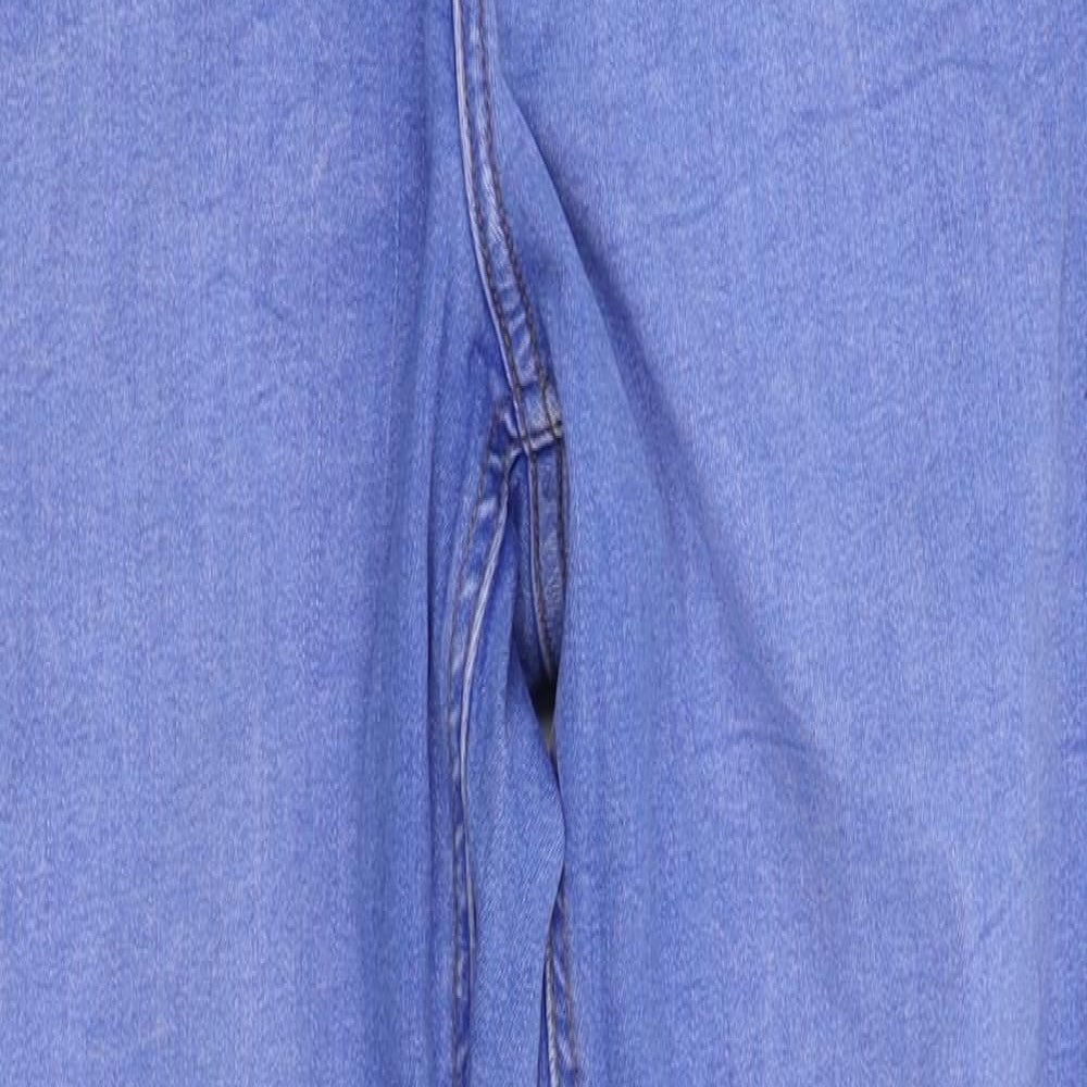 New Look Womens Blue   Skinny Jeans Size 14 L28 in