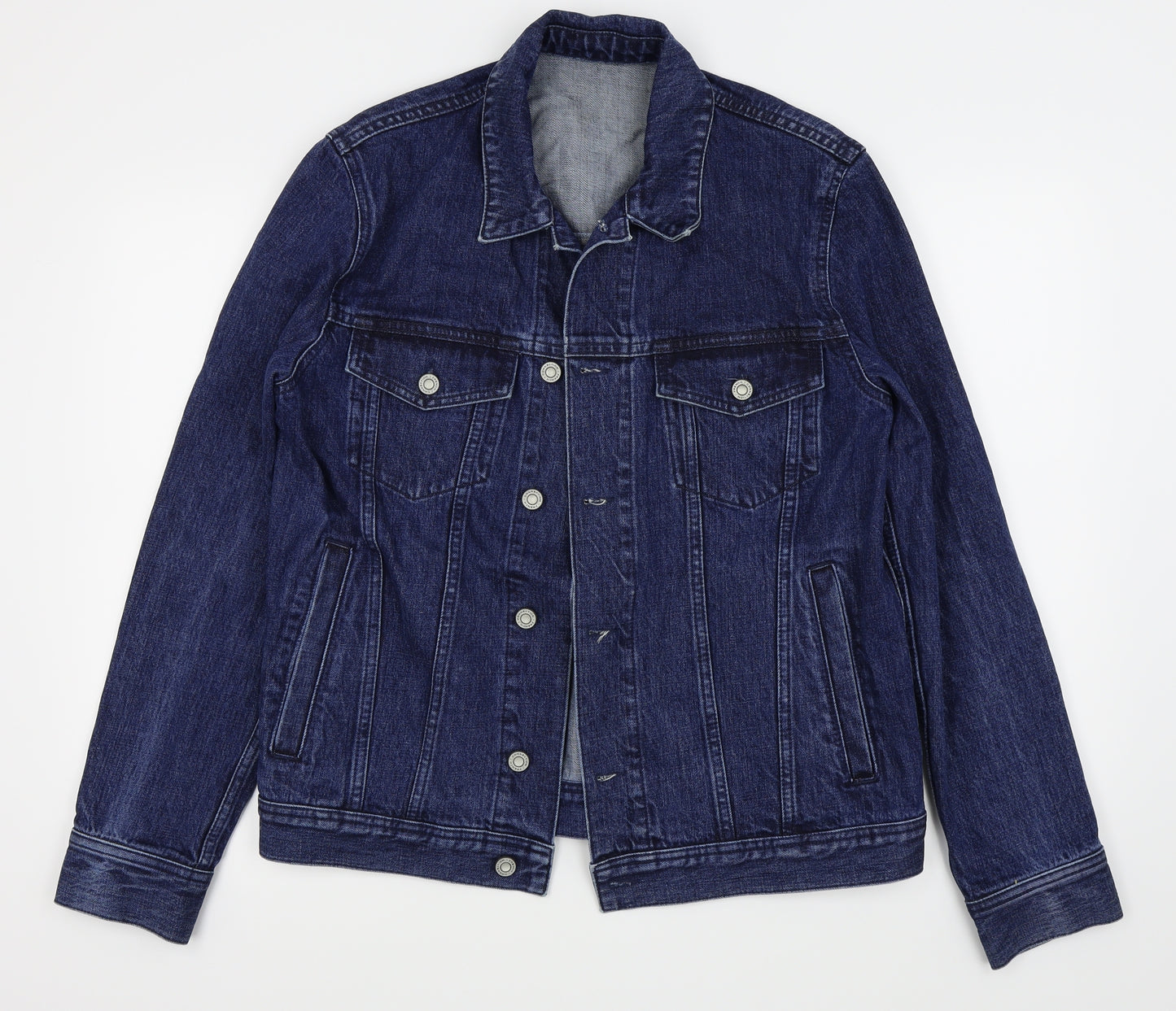 French Connection Womens Blue   Cardigan Jumper Size 10  - Denim jacket