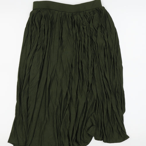 Primark Womens Green   Flare Skirt Size 10