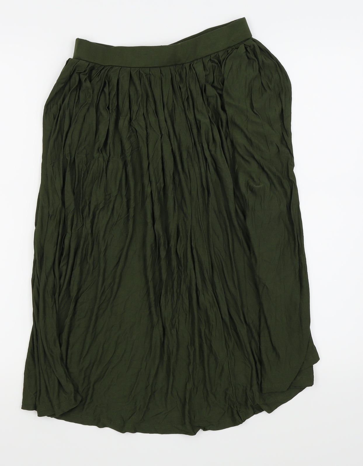 Primark Womens Green   Flare Skirt Size 10