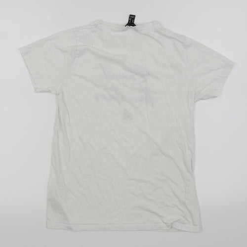 New Look Womens White   Basic T-Shirt Size 8