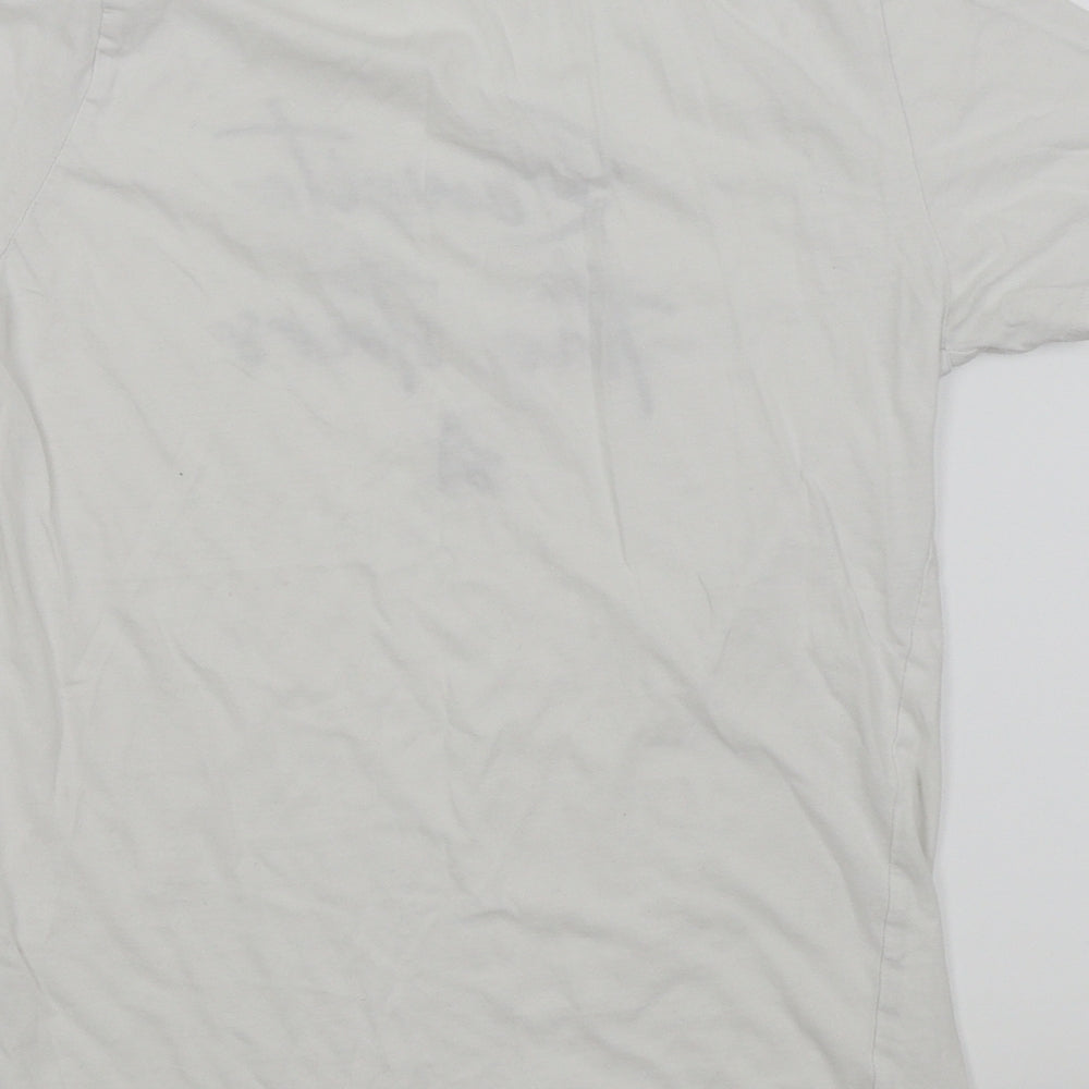 New Look Womens White   Basic T-Shirt Size 8