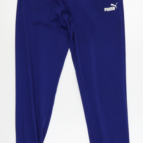 PUMA Boys Blue   Jogger Trousers Size 13-14 Years