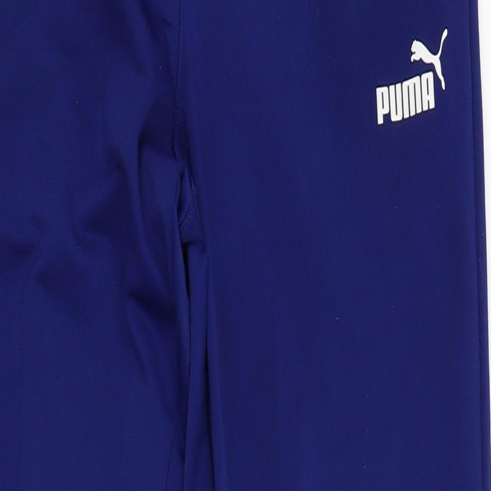 PUMA Boys Blue   Jogger Trousers Size 13-14 Years