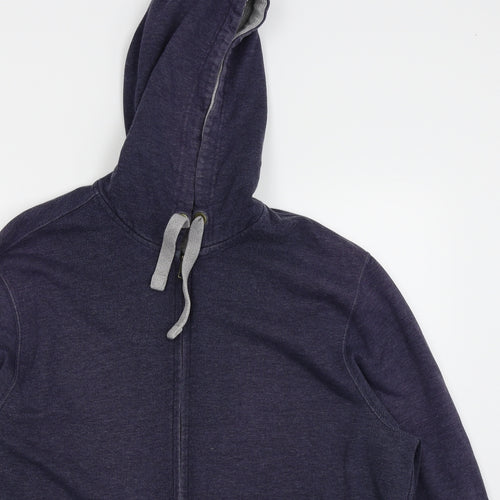 Asda George Mens Blue   Full Zip Jumper Size XL