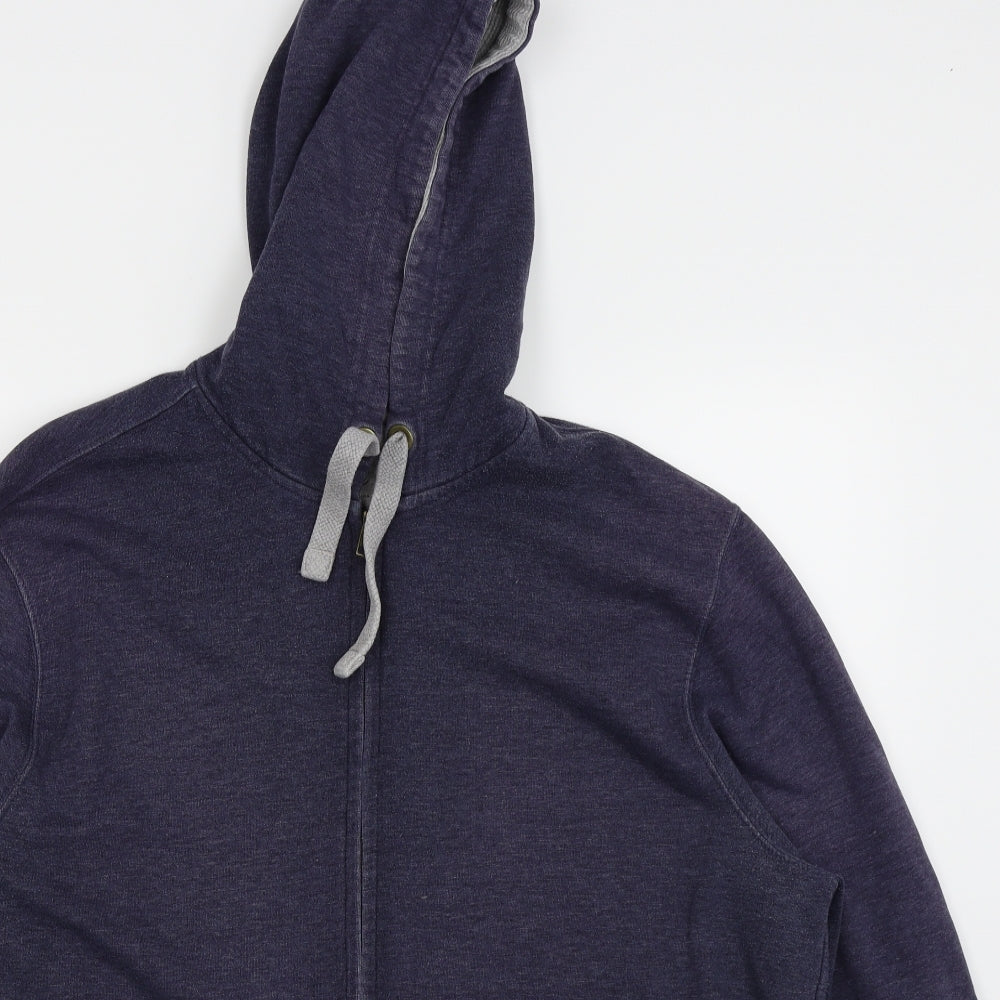 Asda George Mens Blue   Full Zip Jumper Size XL
