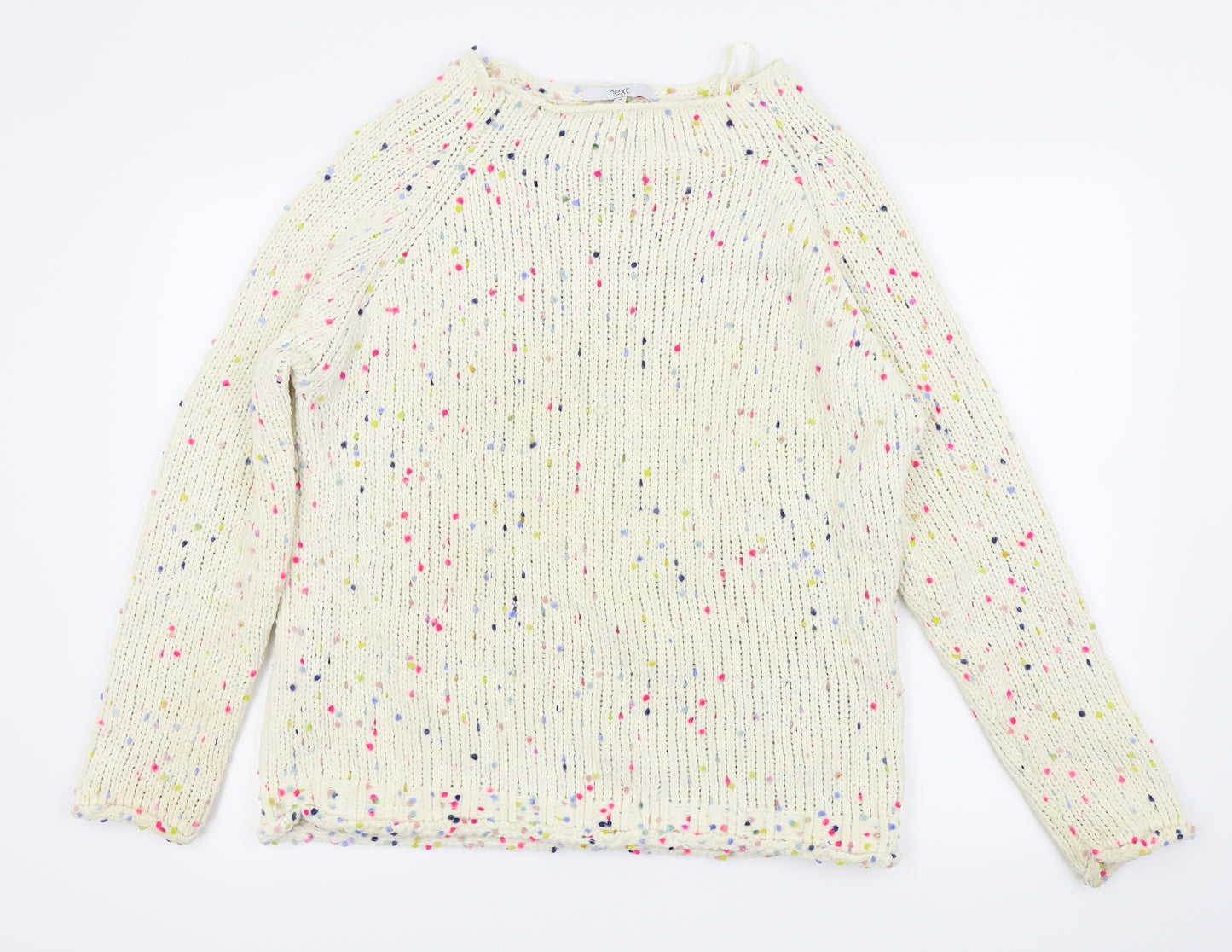 NEXT Womens White   Pullover Jumper Size 12