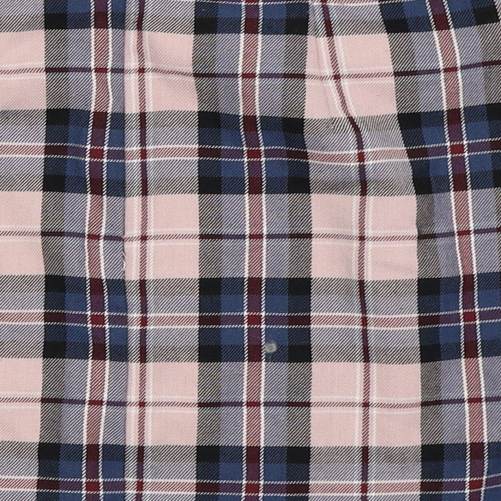 Primark Womens Pink Check  Skater Skirt Size 6