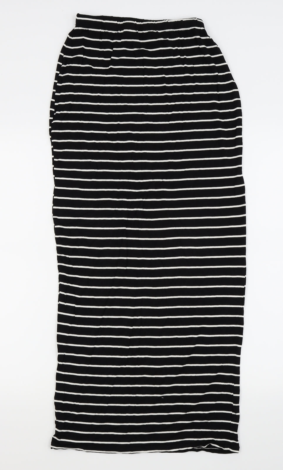 Primark Womens Black Striped  Straight & Pencil Skirt Size 10
