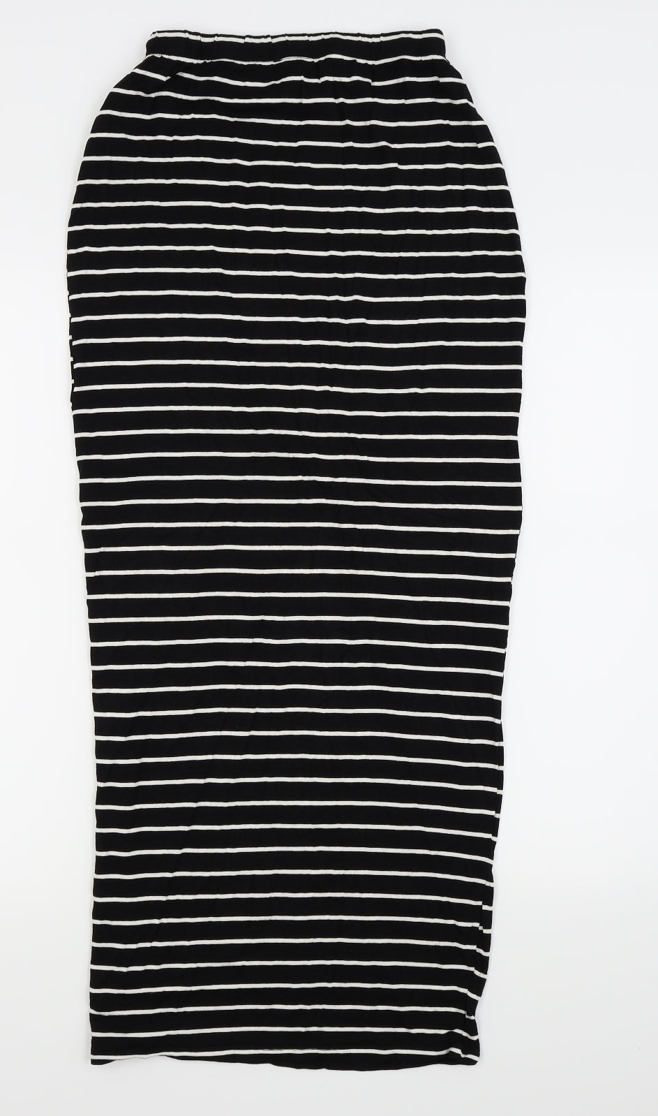 Primark Womens Black Striped  Straight & Pencil Skirt Size 10