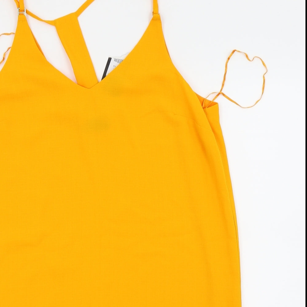 New Look Womens Orange   Camisole T-Shirt Size 16