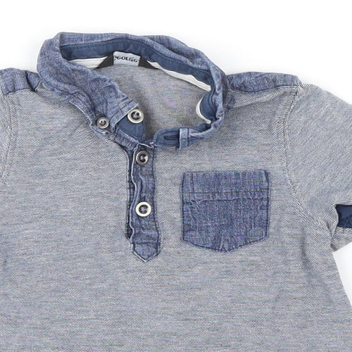 George Boys Blue   Basic Polo Size 18-24 Months