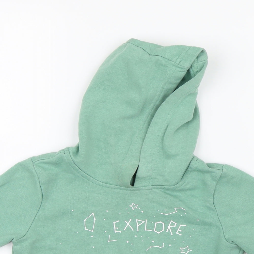 George Boys Green   Pullover Hoodie Size 3-4 Years