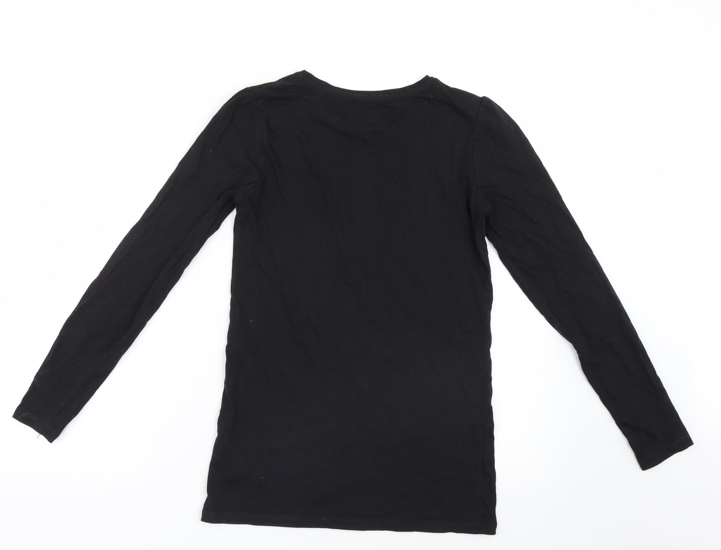 Piaza Italia Girls Black   Basic T-Shirt Size 13-14 Years