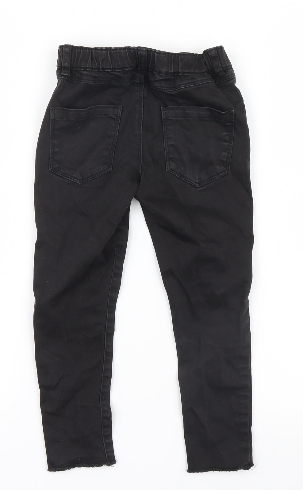 Denim Co. Girls Black  Denim Straight Jeans Size 3-4 Years