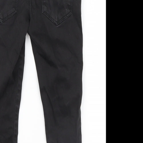 Denim Co. Girls Black  Denim Straight Jeans Size 3-4 Years