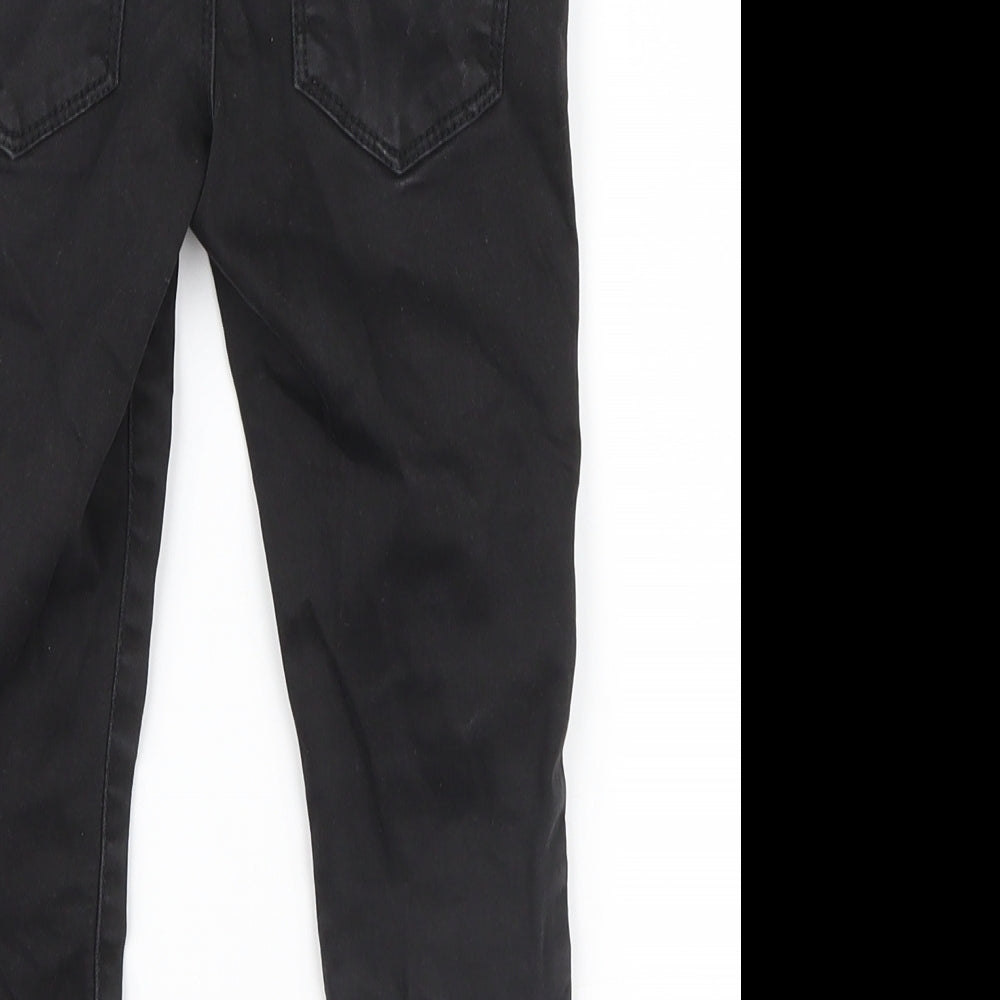 Denim Co. Girls Black  Denim Straight Jeans Size 3-4 Years
