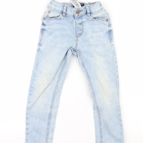 NEXT Girls Blue  Denim Straight Jeans Size 3-4 Years