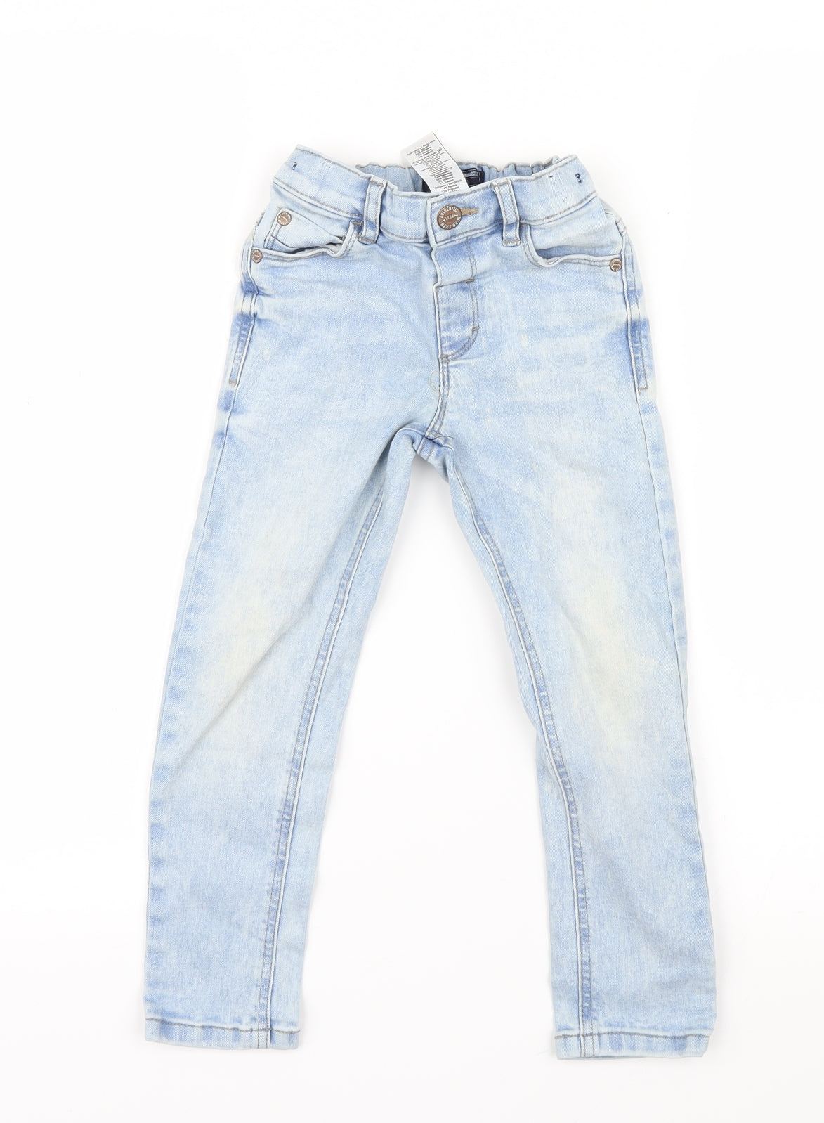 NEXT Girls Blue  Denim Straight Jeans Size 3-4 Years