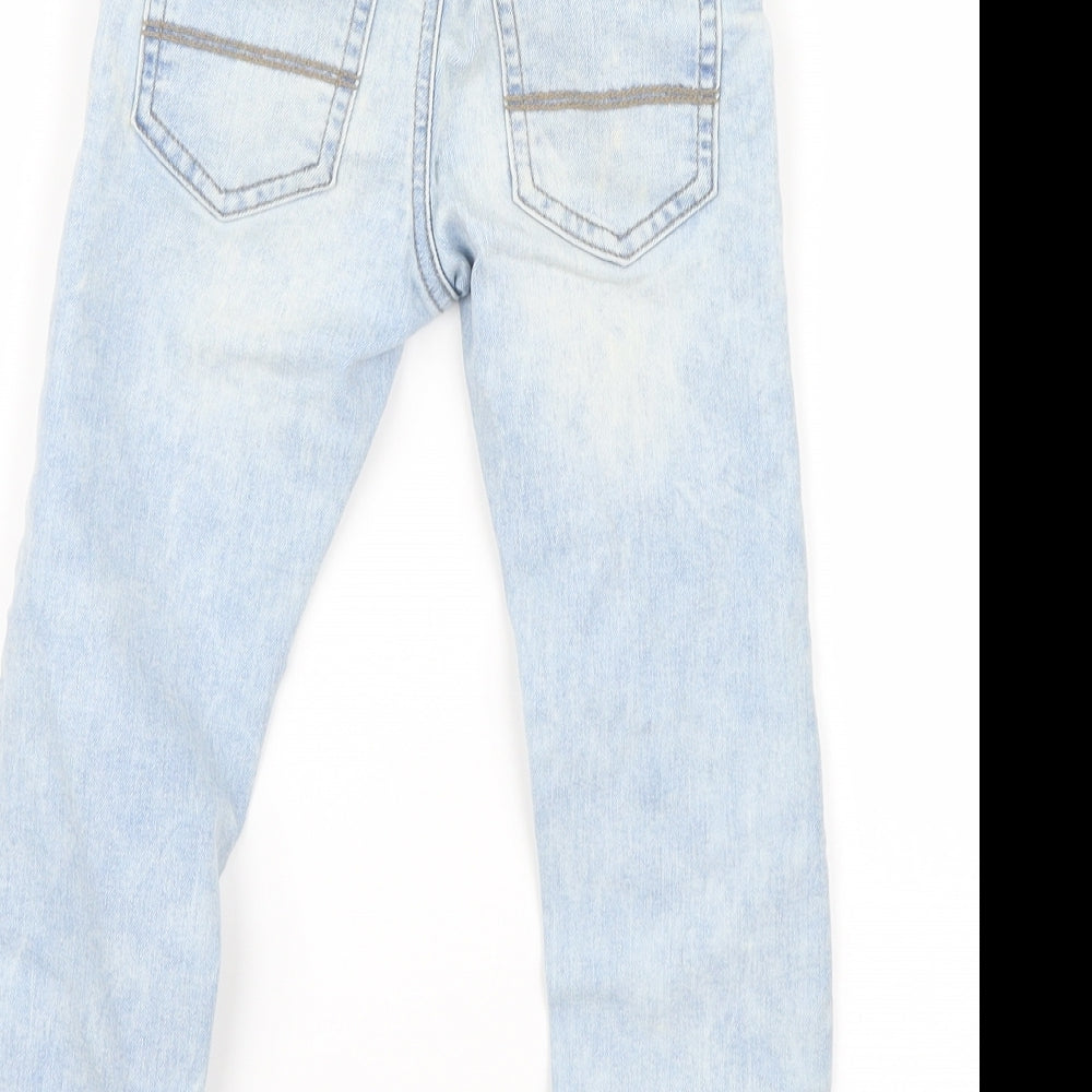 NEXT Girls Blue  Denim Straight Jeans Size 3-4 Years