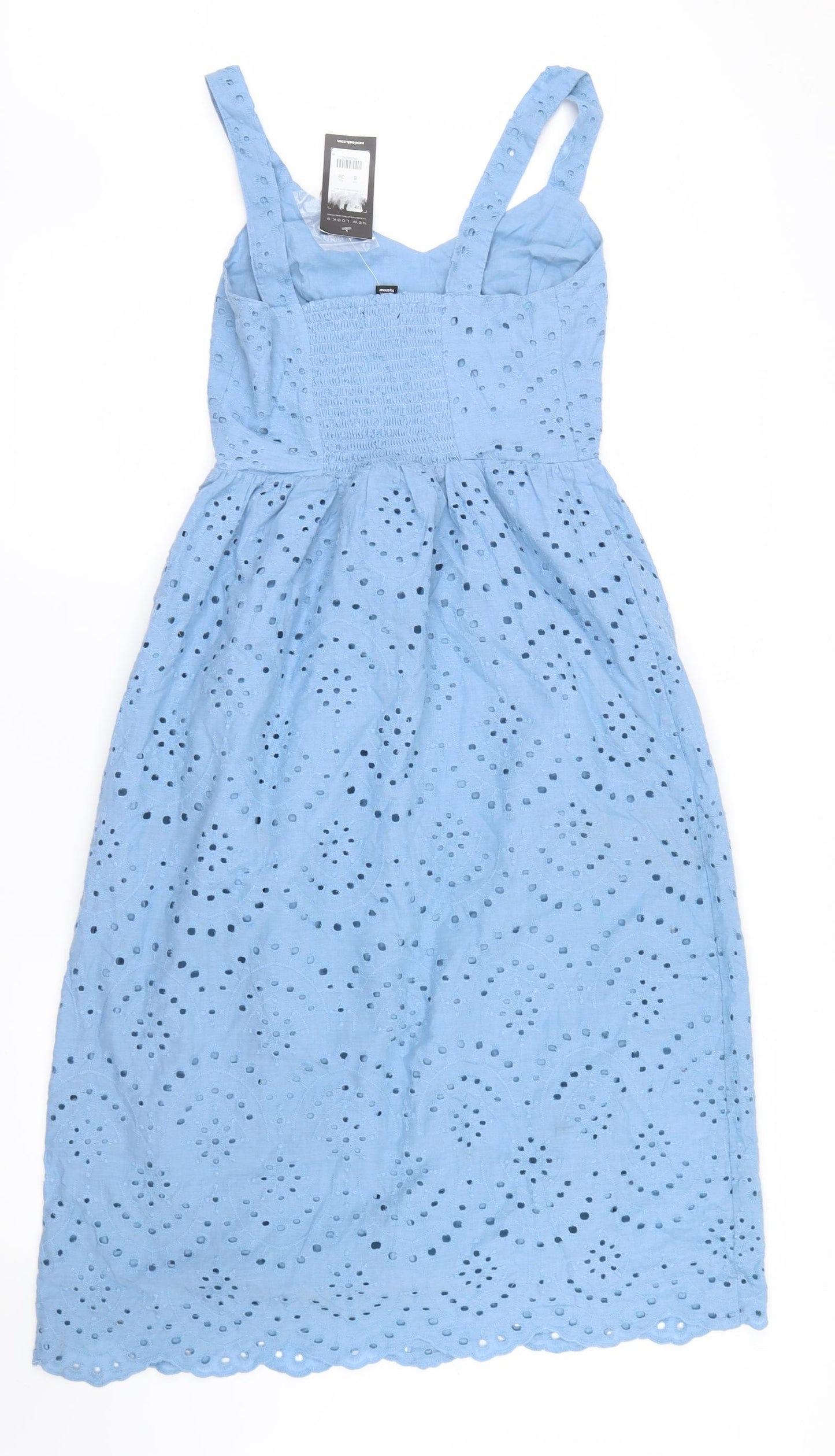 New Look Womens Blue   Shirt Dress  Size 8