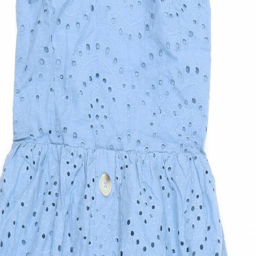 New Look Womens Blue   Shirt Dress  Size 8