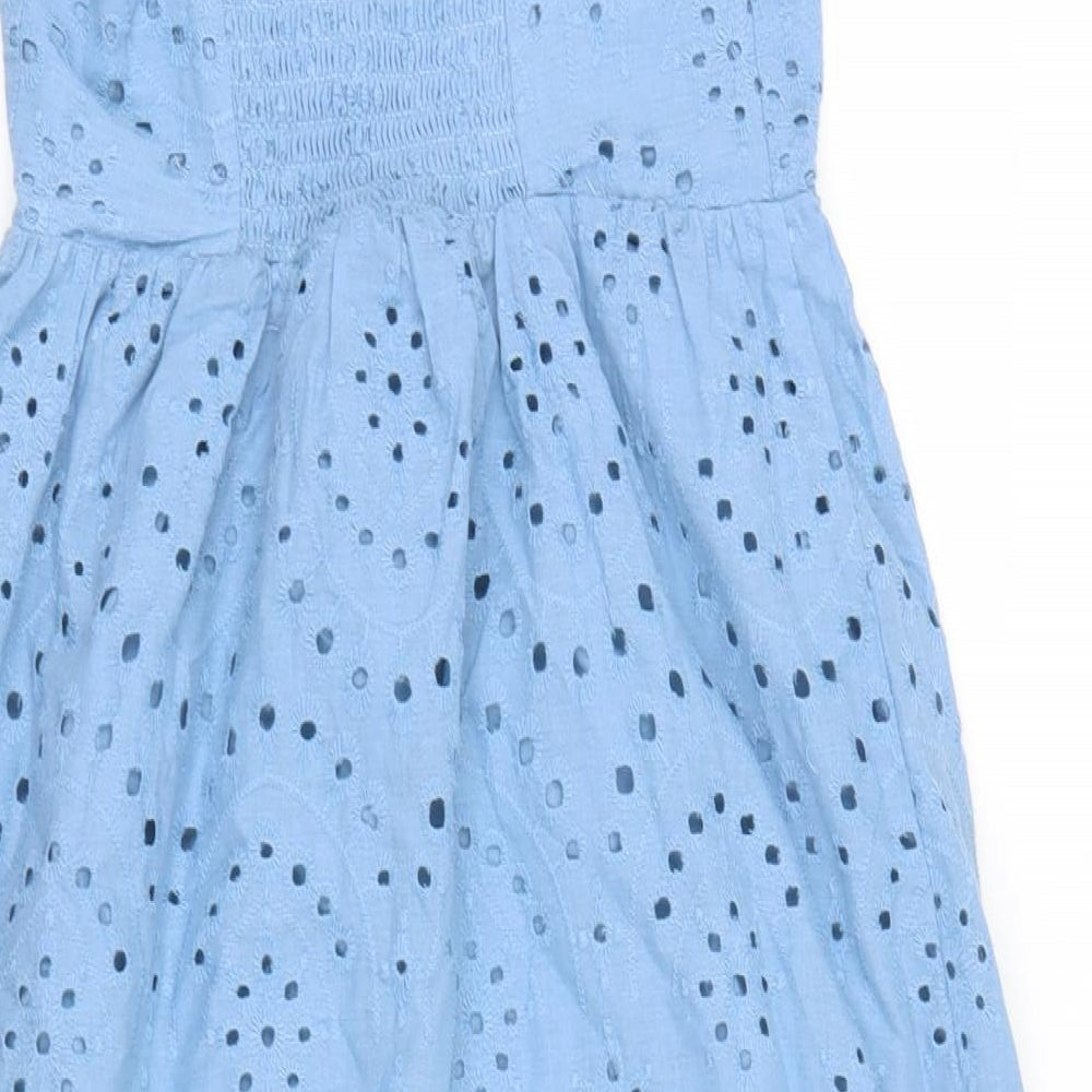 New Look Womens Blue   Shirt Dress  Size 8