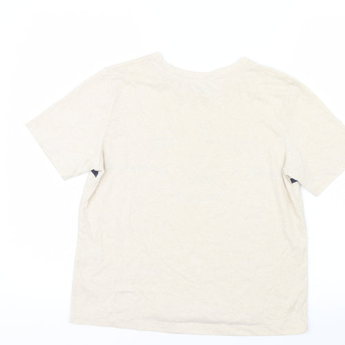Cooperative Womens Ivory   Basic T-Shirt Size M