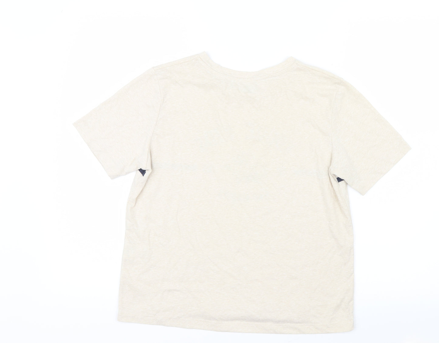Cooperative Womens Ivory   Basic T-Shirt Size M