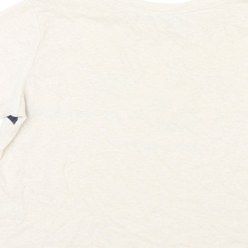 Cooperative Womens Ivory   Basic T-Shirt Size M