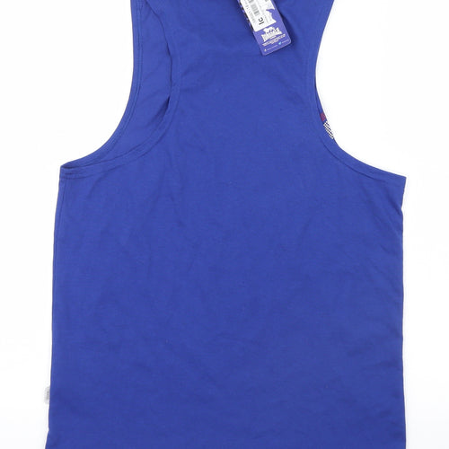 Lonsdale Mens Blue   Basic Tank Size S