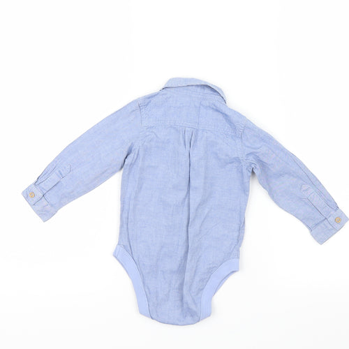 George Boys Blue   Babygrow One-Piece Size 9-12 Months
